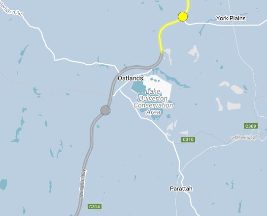 Oatlands map