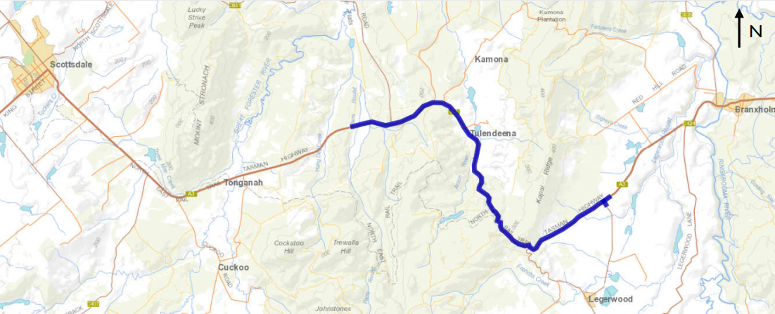 Dorset Roads Package location map - April 2022