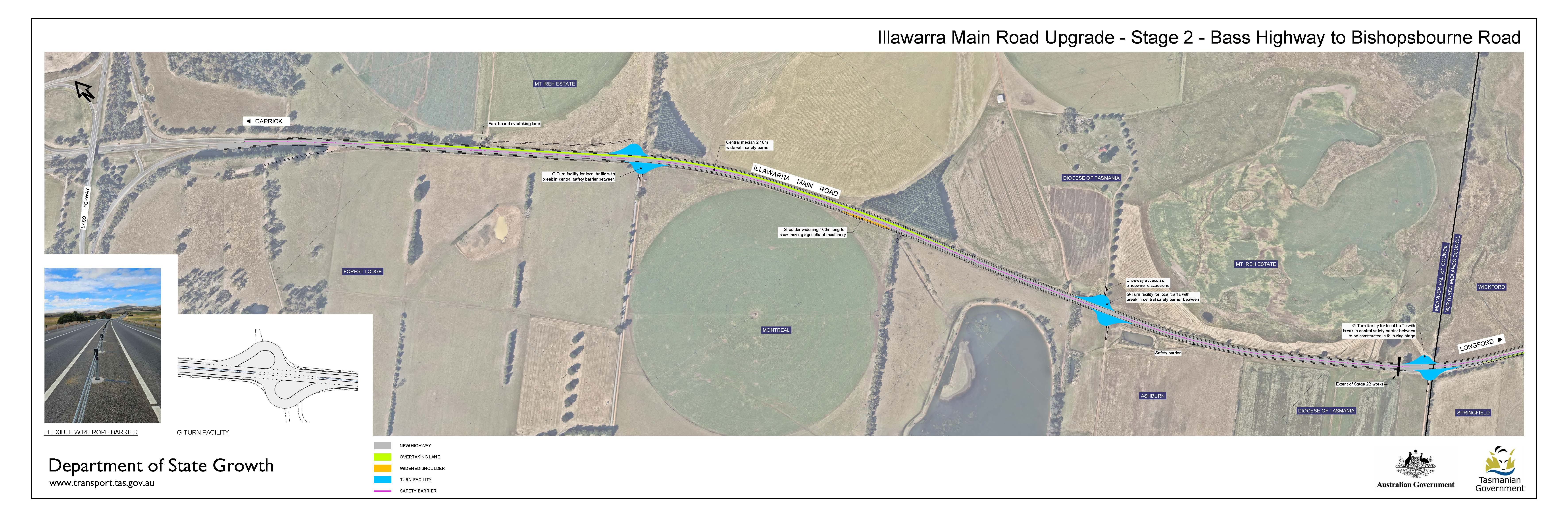 Illawarra Upgrade Stage Two map