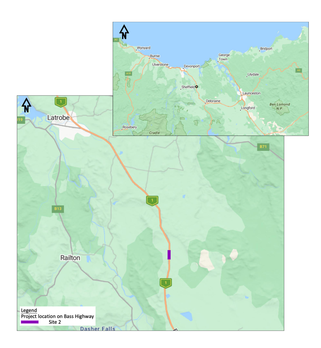 Bass Highway Parramatta Creek map FCUP Jan 2024