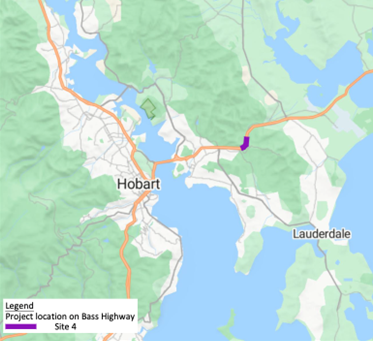 Tasman Highway Tunnel Hill map FCUP Jan 2024