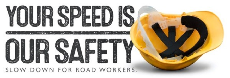 YOUR SPEED IS OUR SAFETY footer
